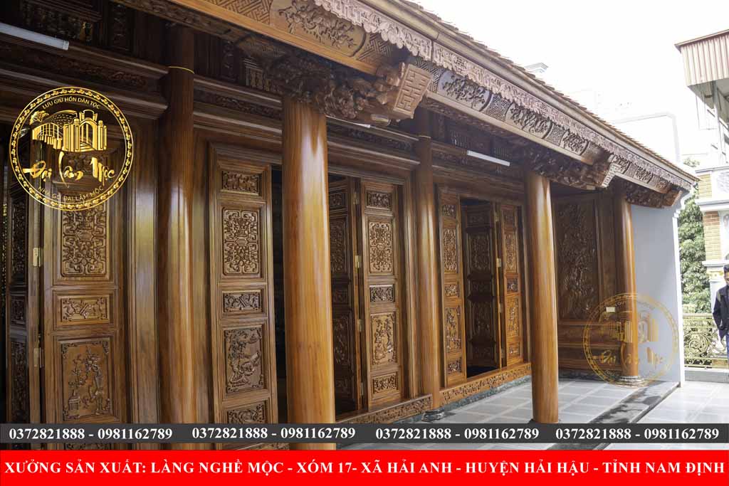 Nhà Gỗ 3 Gian Trên Tầng 2 – Kiến Trúc Gỗ Truyền Thống Kết Hợp Không Gian Hiện Đại Nhà Gỗ 3 Gian Trên Tầng 2 – Kiến Trúc Gỗ Truyền Thống Kết Hợp Không Gian Hiện Đại
