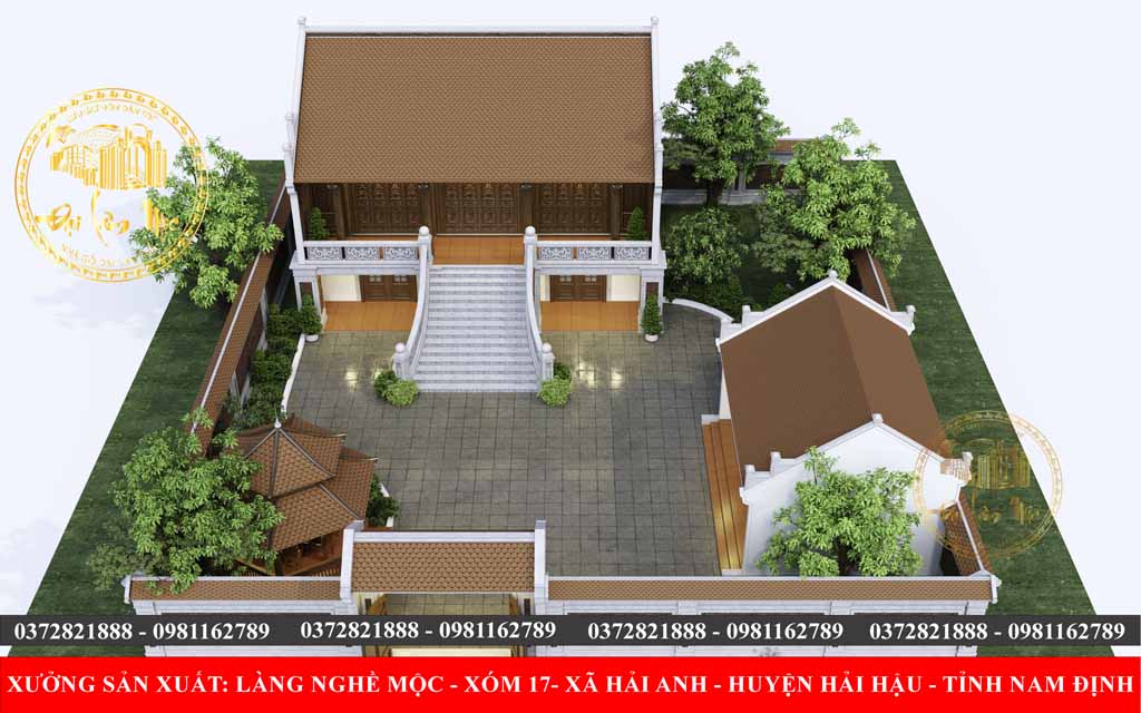 Nhà gỗ 3 gian hai dĩ trên tầng 2 – Tinh hoa kiến trúc truyền thống giữa không gian hiện đại Nhà gỗ 3 gian hai dĩ trên tầng 2 – Tinh hoa kiến trúc truyền thống giữa không gian hiện đại