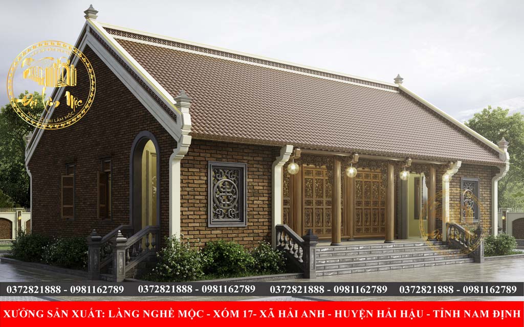 Nhà Gỗ 5 Gian Buồng Lồi Có Hậu Cung – Kiến Trúc Cổ Truyền Chuẩn Mực Cho Không Gian Thờ Tự Tâm Linh Nhà Gỗ 5 Gian Buồng Lồi Có Hậu Cung – Kiến Trúc Cổ Truyền Chuẩn Mực Cho Không Gian Thờ Tự Tâm Linh
