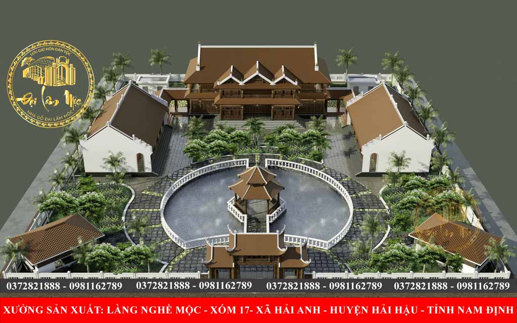 Khuôn viên biệt phủ – Tinh hoa kiến trúc truyền thống Việt Khuôn viên biệt phủ – Tinh hoa kiến trúc truyền thống Việt