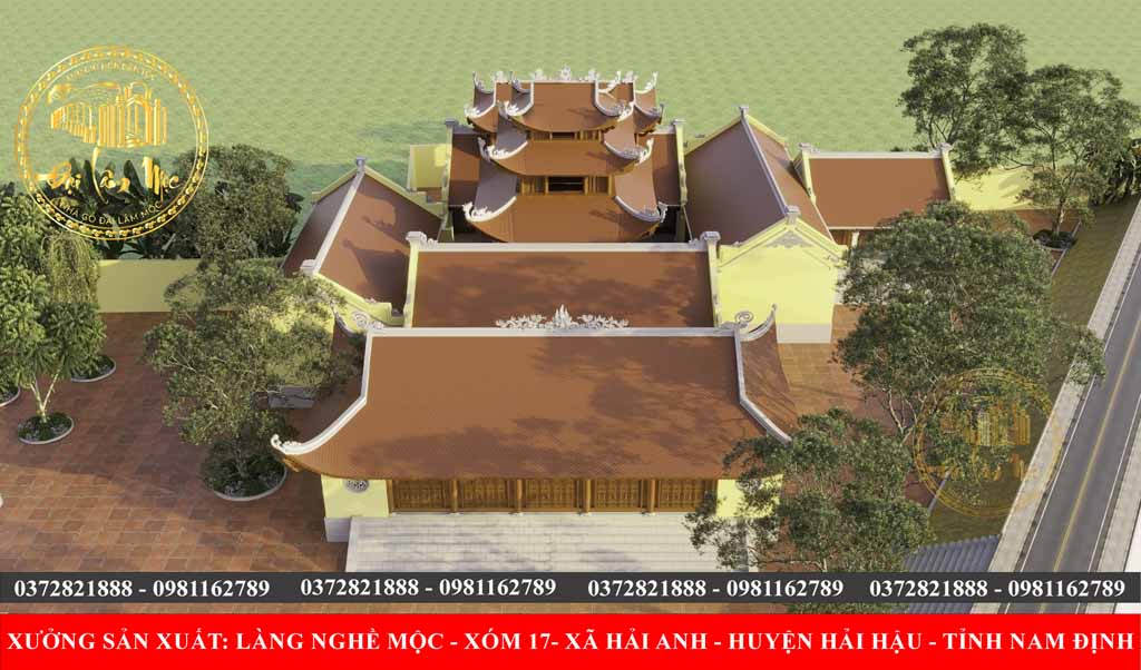 Thiết kế Đền Thánh Hoàng Bơ Thoải Cung – Không gian tâm linh linh thiêng tại Thái Bình Thiết kế Đền Thánh Hoàng Bơ Thoải Cung – Không gian tâm linh linh thiêng tại Thái Bình