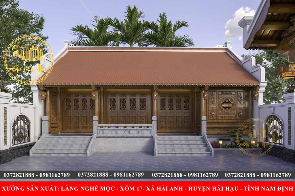 Nhà Gỗ 4 Gian Truyền Thống – Vẻ Đẹp Vượt Thời Gian Trong Kiến Trúc Việt Nhà Gỗ 4 Gian Truyền Thống – Vẻ Đẹp Vượt Thời Gian Trong Kiến Trúc Việt