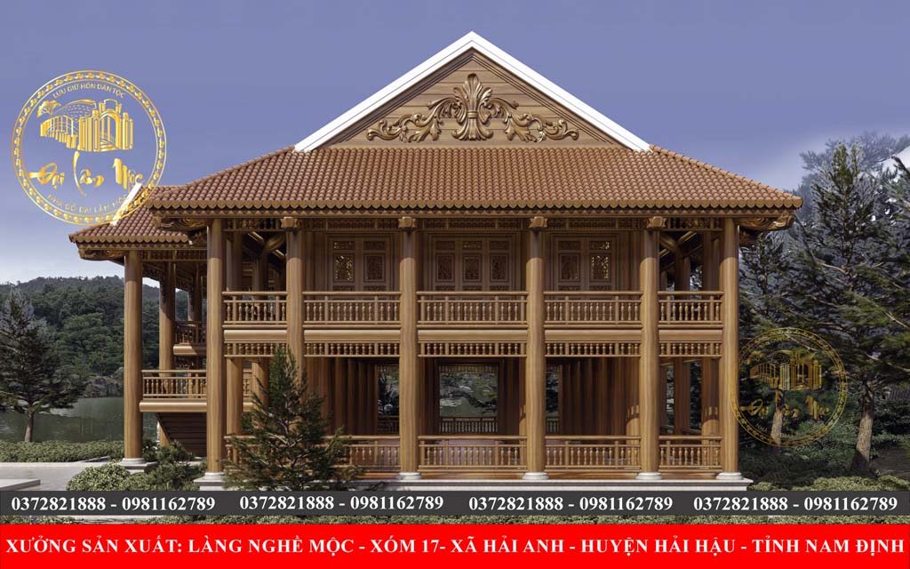 NHÀ SÀN GỖ CÓ HIÊN XUNG QUANH – GIẢI PHÁP KHÔNG GIAN THOÁNG ĐẸP, ĐẬM CHẤT TRUYỀN THỐNG NHÀ SÀN GỖ CÓ HIÊN XUNG QUANH – GIẢI PHÁP KHÔNG GIAN THOÁNG ĐẸP, ĐẬM CHẤT TRUYỀN THỐNG