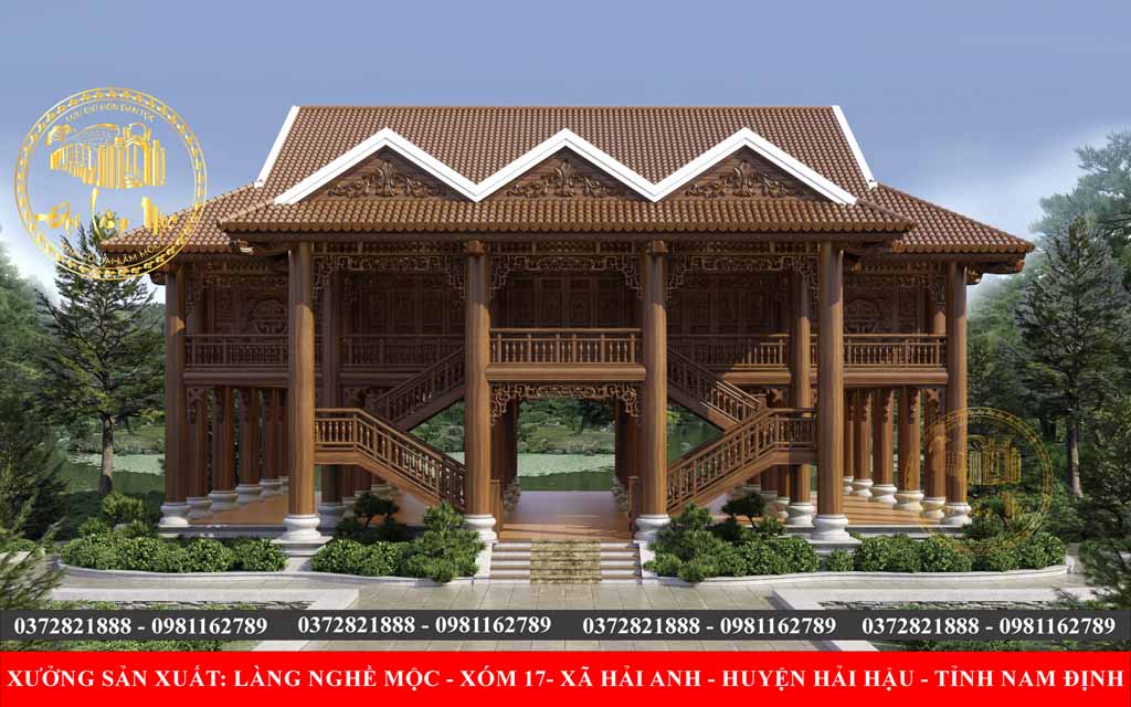Kiến Trúc Nhà Sàn Truyền Thống - Tinh Hoa Làng Nghề Mộc Hải Anh Kiến Trúc Nhà Sàn Truyền Thống - Tinh Hoa Làng Nghề Mộc Hải Anh