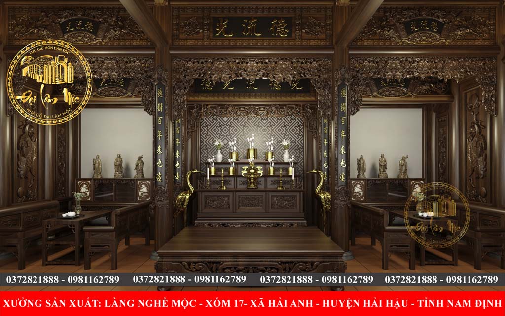 Bài trí nội thất nhà gỗ Bài trí nội thất nhà gỗ